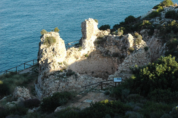 Javea, ruine kasteel